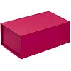 Коробка LumiBox, розовая с нанесением логотипа