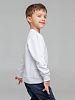 Свитшот детский Toima kids, белый с нанесением логотипа