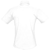 Рубашка женская с коротким рукавом ELITE, белая с нанесением логотипа