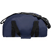 Спортивная сумка Portager, темно-синяя с нанесением логотипа