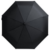Зонт складной AOC, черный с нанесением логотипа