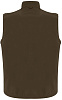 Жилет мужской софтшелл Rallye Men шоколадно-коричневый с нанесением логотипа
