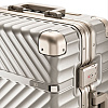 Чемодан Aluminum Frame PC Luggage V1, золотистый с нанесением логотипа