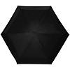 Зонт складной Color Action, в кейсе, черный с нанесением логотипа