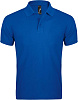 Рубашка поло мужская PRIME MEN 200 ярко-синяя с нанесением логотипа