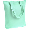 Холщовая сумка Avoska, зеленая (мятная) с нанесением логотипа