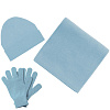 Перчатки Real Talk, голубые с нанесением логотипа