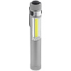 Фонарик-факел LightStream, малый, серый с нанесением логотипа