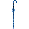 Зонт-трость Fashion, голубой с нанесением логотипа