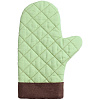 Прихватка-рукавица Keep Palms, зеленая с нанесением логотипа