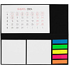 Календарь настольный Grade, черный с нанесением логотипа