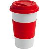 Набор «Чайная пауза», красный с нанесением логотипа