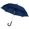 Зонт-трость Alu AC, темно-синий с нанесением логотипа