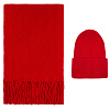 Шарф Flette, красный с нанесением логотипа