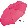 Зонт складной AOC, розовый с нанесением логотипа