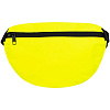 Поясная сумка Manifest Color из светоотражающей ткани, неон-желтая с нанесением логотипа
