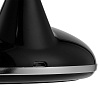 Лампа с беспроводной зарядкой Bright Helper, черная с нанесением логотипа