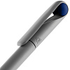 Ручка шариковая Prodir DS1 TMM Dot, серая с синим с нанесением логотипа