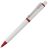 Ручка шариковая Raja, красная с нанесением логотипа