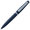 Ручка шариковая Bolt Soft Touch, синяя с нанесением логотипа