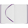 Ежедневник Peel, недатированный, фиолетовый с нанесением логотипа