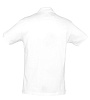 Рубашка поло мужская SPIRIT 240, белая с нанесением логотипа