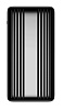 Аккумулятор Hard Ridge, 10000 мАч, темно-серый с нанесением логотипа