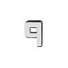 Элемент брелка-конструктора «Буква Р или Ь» с нанесением логотипа