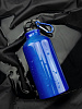 Бутылка для спорта Re-Source, синяя с нанесением логотипа