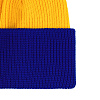 Шапка Snappy, желтая с синим с нанесением логотипа