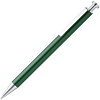 Ручка шариковая Attribute, зеленая с нанесением логотипа