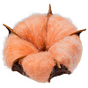 Цветок хлопка Cotton, оранжевый с нанесением логотипа
