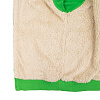 Толстовка унисекс на молнии SHERPA 280, ярко-зеленая с нанесением логотипа