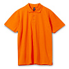Рубашка поло мужская SPRING 210, оранжевая с нанесением логотипа