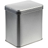 Коробка прямоугольная Jarra, серебро с нанесением логотипа