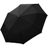 Зонт складной Fiber Magic, черный с нанесением логотипа