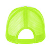 Бейсболка Bubble, желтый неон с белым с нанесением логотипа