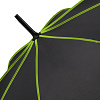 Зонт-трость Seam, зеленое яблоко с нанесением логотипа