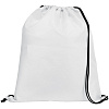 Рюкзак-мешок Carnaby, белый с нанесением логотипа