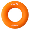 Эспандер кистевой Ring, оранжевый с нанесением логотипа