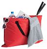 Пляжная сумка-трансформер Camper Bag, красная с нанесением логотипа