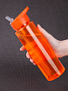 Бутылка для воды Holo, оранжевая с нанесением логотипа