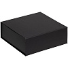 Коробка BrightSide, черная с нанесением логотипа