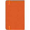 Блокнот Nota Bene, оранжевый с нанесением логотипа