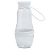 Бутылка для воды Amungen, белая с нанесением логотипа