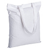 Холщовая сумка Neat 140, белая с нанесением логотипа