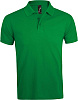 Рубашка поло мужская PRIME MEN 200 ярко-зеленая с нанесением логотипа