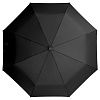 Зонт складной Unit Light, черный с нанесением логотипа