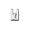 Элемент брелка-конструктора «Буква Ы» с нанесением логотипа
