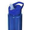 Бутылка для воды Holo, синяя с нанесением логотипа